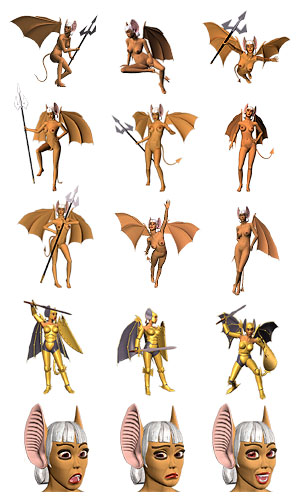 Poses and Faces for Lilith